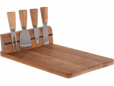 Servírovací prkénko na sýr s noži sada 5 ks KO-784610160