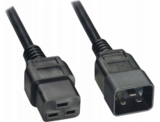 Akyga Kabel napájecí 250V/10A,IEC C14/IEC C15, měď, černá pro UPS/server 3