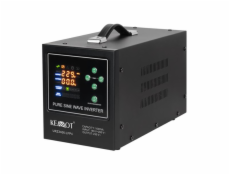 Zdroj záložní KEMOT PROsinus-1000-LFP4 12V 230V 1000VA 700W Black