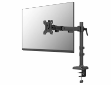 Neomounts NERO Single Flat Screen Desk Mount 10-32  (phone holder+Quick-fix clamp/grommet)