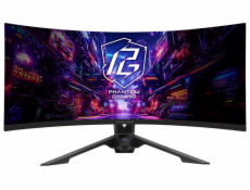 Phantom Gaming by Asrock monitor PG34QRT3A 34  mini OLED 3440x1440/180Hz/1ms/2xHDMI/DP/USB/výškově nastav./wi-Fi anténa
