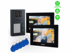 EVOLVEO DoorPhone AP2-2 drátový videotelefon pro dva byty s aplikací, černá