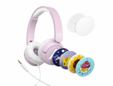 LAMAX SoundKid1 - náhlavní sluchátka - růžová