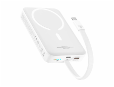 Baseus Mini 10000mAh 30W magnetická powerbanka (bílá) Bayern Edition