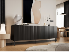 Cama Komoda ISLA 200x40x75 matná černá