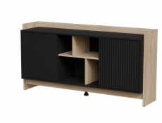 Cama Komoda PORTO 2D 150x38x77 dub/černá