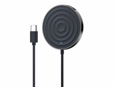 Wireless magnetic charger, Essager, EWXCX-WB01, 3w1, 15W (black)
