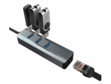 VAKOSS HUB USB 3.0 +RJ45 ETHERNET TC-4502X