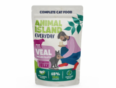 ANIMAL ISLAND Everyday Veal and poultry with liver - mokré krmivo pro kočky - 4 x 85g