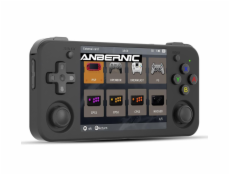 Retro herní přenosná konzole ANBERNIC RG35XX H černá