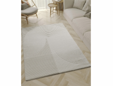 DOMOLETTI Koberec Domoletti Elio 2251 60, bílo/hnědý, 290 x 200 cm