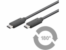Goobay USB-C USB kabel – 0,5 m černý (67975)
