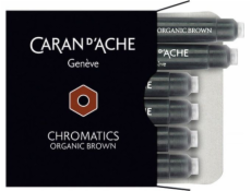 Caran d`Arche Chromatics hnědé inkoustové cartridge, 6 kusů Caran d`Arche Chromatics hnědé inkoustové cartridge, 6 kusů