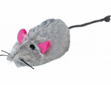 Trixie Toy Mouse in Fur na elastickém pásmu 48 ks