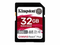 32GB Canvas React Plus 300/260 UHS-II U3 SD paměťová karta