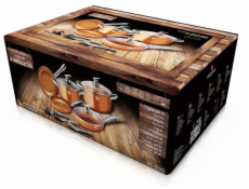 BLAUMANN Sada nádobí s nepřilnavým povrchem Le Chef Line Rosegold 11 ks BL-3342