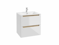 Závěsná koupelnová skříňka Deftrans Stilla, bílá, 46,5x60,8x62,2 cm