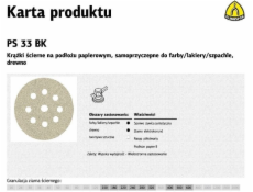 Klingspor Traeling Disc 225mm PS33CK GLS38 Granulace 60 (S833CK60)