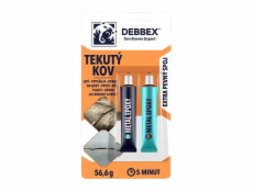 Lepidlo epoxy dvojzložkové kov 56,6 g DEBBEX