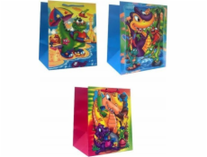 JU-PITER Dárková taška Dinosaurus JP 9155L SD20 40x56x20 cm široké dno