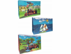 JU-PITER Chlapecká dárková taška JP9185H SD20 60x40x20 cm široké dno