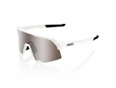 100percent S3 HiPER Mirror Lens Matte White HiPER Silver
