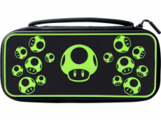 PDP cestovní obal 1-Up Mushroom Plus Glow, pro Nintendo Switch, černý