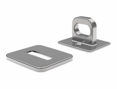 Compulocks Anchoring Point for Security Cable Locks - Kotva bezpečnostního kabelu - stříbrná - pro Compulocks iPad 10, Ledge for MacBook Air M2 2022, MacBook Air M1 2020