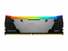 KINGSTON FURY Renegade RGB 32GB DDR4 3600MT/s / CL16 / DIMM / Black / Kit 4x 8GB