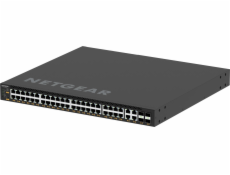 NETGEAR M4350-44M4X4V - Přepínač - L3 - řízený - 44 x 100/1000/2.5G (PoE++) + 4 x 100/1000/2.5/5/10G (PoE++) + 4 x 25 Gigabit SFP28 - proudění vzduchu zpředu dozadu - Lze montovat do rozvaděče - PoE++