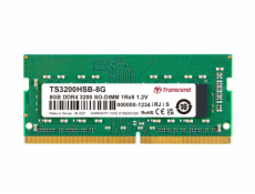 Transcend paměť 8GB SODIMM DDR4 3200 1Rx8 1Gx8 CL22 1.2V