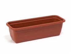 Hrniec Lamela 431, plast, 80 x 18,7 cm, hnedý
