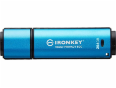 Kingston IronKey Vault Privacy 50C - Jednotka USB flash - šifrovaný - 256 GB - USB-C 3.2 Gen 1 - kompatibilní s TAA