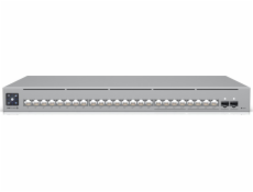 Ubiquiti UniFi Pro Max 24 PoE - Přepínač - L3 - řízený - 8 x 1/2.5G (PoE++) + 16 x 10/100/1000 (8 PoE+, 8 PoE++) + 2 x 10 Gigabit SFP+ - Lze montovat do rozvaděče - PoE++ (400 W)