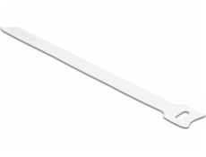 Delock - Kabelová stahovací páska - 20 cm - bílá (balení 10)
