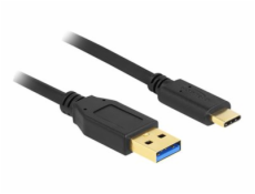 Delock - USB kabel - 24 pin USB-C (M) do USB typ A (M) - USB 3.2 Gen 1 - 3 m - černá