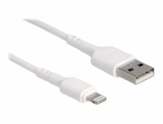 Delock - Kabel Lightning - USB s piny (male) do Lightning s piny (male) - 30 cm - bílá