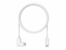 Compulocks 6ft Charge & Data USB-C to USB-C 90-Degree Cable Right Angle - USB kabel - 24 pin USB-C (M) rovné do 24 pin USB-C (M) pravoúhlý - 1.83 m - bílá - pro Compulocks BrandMe, Space Flex, Space K