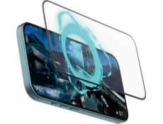 PanzerGlass Gaming - Ochrana obrazovky pro mobilní telefon - ultra široký tvar - sklo - barva rámu černá - pro Apple iPhone 15, 16