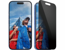 PanzerGlass - Ochrana obrazovky pro mobilní telefon - ultra široký tvar - sklo - s bezpečnostním filtrem - dvoucestné - barva rámu černá - pro Apple iPhone 16