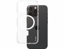 CARE by PanzerGlass Urban Combat - Zadní kryt pro mobilní telefon - kompatibilita s MagSafe - recyklovaný plast - průhledná, bílá - pro Apple iPhone 16 Pro Max