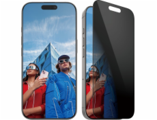 PanzerGlass - Ochrana obrazovky pro mobilní telefon - ultra široký tvar - sklo - s bezpečnostním filtrem - dvoucestné - barva rámu černá - pro Apple iPhone 16 Pro