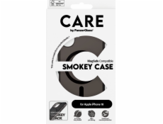 CARE by PanzerGlass Urban Combat - Zadní kryt pro mobilní telefon - kompatibilita s MagSafe - termoplastický polyuretan (TPU), polykarbonát (PC), oleofóbní povrch - kouřově černá - pro Apple iPhone 16