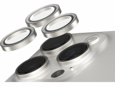 SAFE. by PanzerGlass - Chránič na objektiv pro mobilní telefon - camera - sklo - lesklá stříbrná - pro Apple iPhone 16 Pro, 16 Pro Max