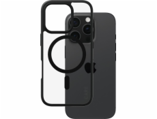 CARE by PanzerGlass Urban Combat - Zadní kryt pro mobilní telefon - černý rám - kompatibilita s MagSafe - recyklovaný plast - průhledná, černá - pro Apple iPhone 16 Pro