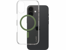 CARE by PanzerGlass Urban Combat - Zadní kryt pro mobilní telefon - kompatibilita s MagSafe - termoplastický polyuretan (TPU), polykarbonát (PC), oleofóbní povrch - pikantní zelená, průhledná - pro Ap