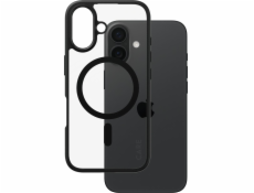 CARE by PanzerGlass Urban Combat - Zadní kryt pro mobilní telefon - kompatibilita s MagSafe - termoplastický polyuretan (TPU), polykarbonát (PC), oleofóbní povrch - černá, průhledná - pro Apple iPhone