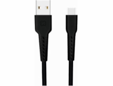 Swissten datový kabel usb / usb-c 1,0 m černý
