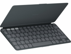 Logitech Keys-To-Go 2 for iPad - Klávesnice - vestavěný kryt - bezdrátový - Bluetooth LE - QWERTY - US mezinárodní - grafit