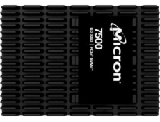 Micron 7500 MAX - SSD - Mixed Use - šifrovaný - 800 GB - interní - 2.5  - U.3 PCIe 4.0 (NVMe) - AES 256 bitů, 3072-bit RSA, 208bitové RSA - TCG Opal Encryption 2.01